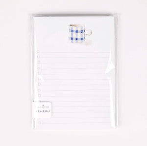 Checklist notepad: Bluebird