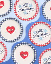 Load image into Gallery viewer, Paper Plates All American Plates USA, Fourth Of July, America | xo, Fetti
