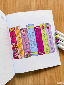 All Booked Up Coloring Book | Elyse Breanne Design