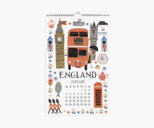 Load image into Gallery viewer, Rifle Paper Co. - 2026 World Travel Wall Calendar
