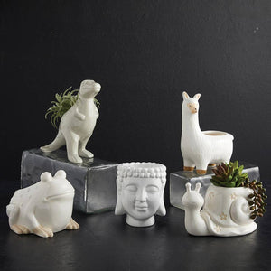 Llama Ceramic Pot