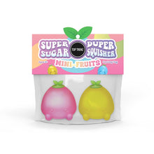 Load image into Gallery viewer, Super Duper Sugar Squisher - Mini Fruits 2 Pack set

