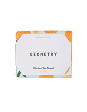 Load image into Gallery viewer, Sweet Orange Tea Towel | Geometry
