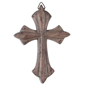 Brown Resin Wall Cross 5H |Dicksons