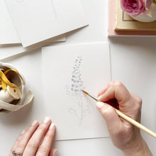 Load image into Gallery viewer, Garden flowers paintable notecards  | emily lex studio
