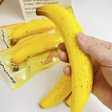 Load image into Gallery viewer, Banana Squishy Squeeze Toy Fidget Toy | Sparkling Extras
