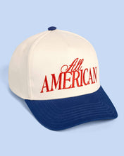 Load image into Gallery viewer, All American Trucker Hat | Patriotic, USA, Embroidered | xo, Fetti

