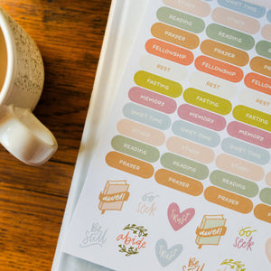 Bible Study Stickers | Give Me Jesus |The Daily Grace Co