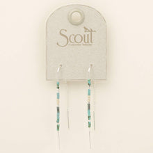 Load image into Gallery viewer, Thread Earring - Turquoise Multi/Silver
