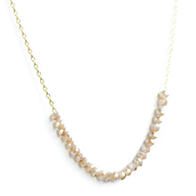 Load image into Gallery viewer, White |  Delicate Crystal Accented Necklace | Splendid Iris
