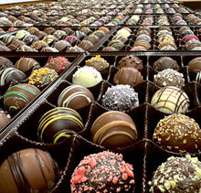 Load image into Gallery viewer, 15PC Truffles Gourmet Premium Assortment- Window Box | O'Shea's Candies Sweet Shop
