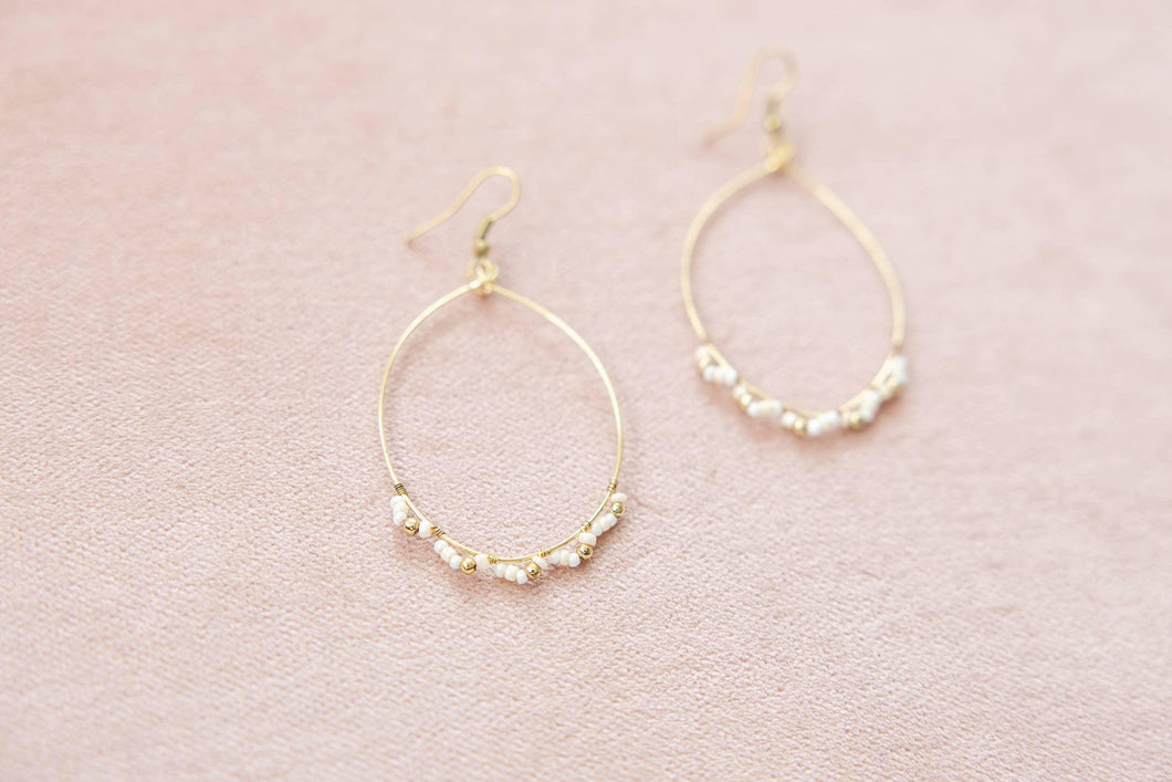 Champagne Maple Drops Earrings