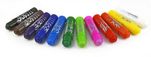 12 Classic Colors | KwikStix Tempera Paint | The Pencil Grip