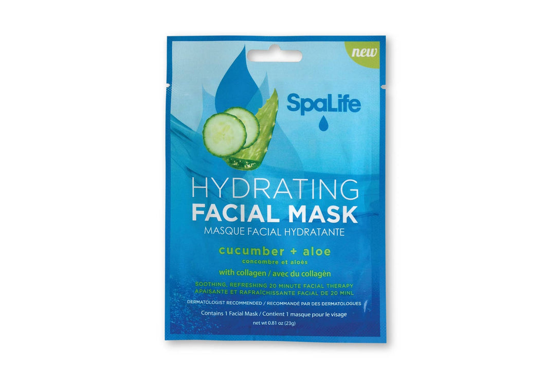 Cucumber + Aloe Hydrating Korean Facial Mask | My Spa Life