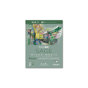 Grey | 6x8 | PaintON Mixed Media Pads - 250g  | Exaclair