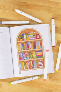 All Booked Up Coloring Book | Elyse Breanne Design