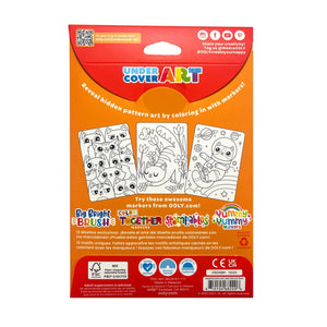 Undercover Art Hidden Patterns Coloring- Smitten Kitten | OOLY