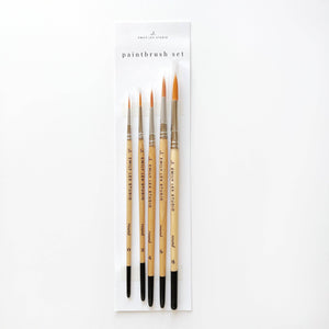 Watercolor paintbrush set  | emily lex studio
