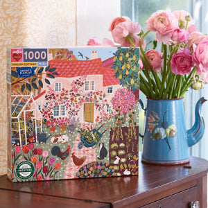 Puzzle | English Cottage 1000 Piece Puzzle | eeBoo