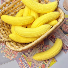 Load image into Gallery viewer, Banana Squishy Squeeze Toy Fidget Toy  | Sparkling Extras
