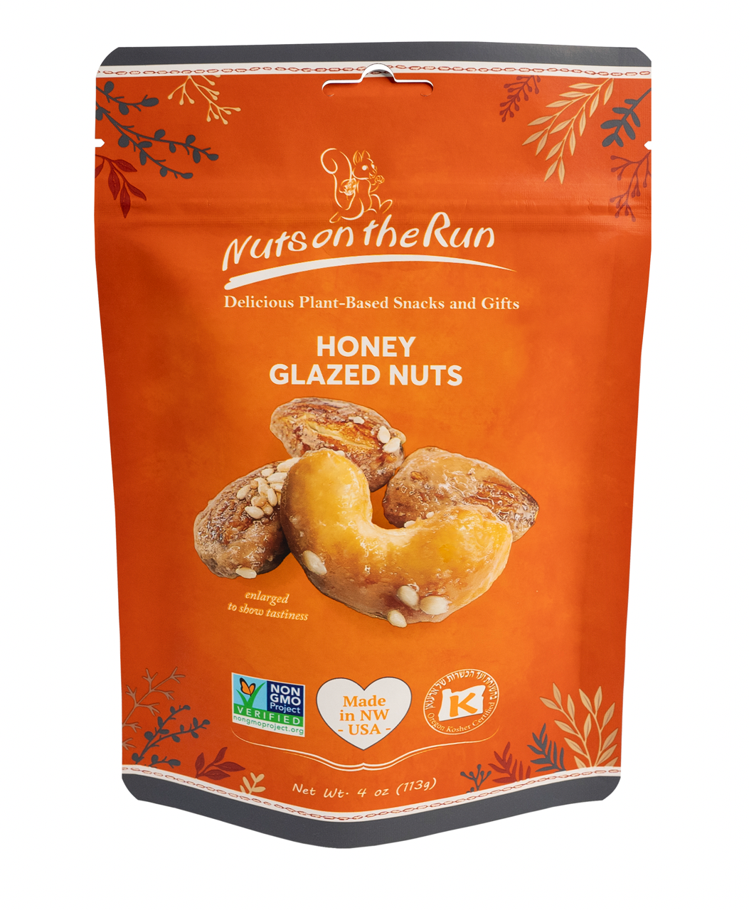 Honey Glazed Nuts | Nuts On The Run