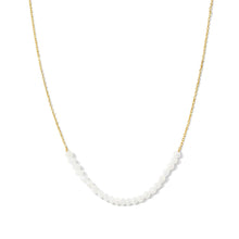 Load image into Gallery viewer, White |  Delicate Crystal Accented Necklace | Splendid Iris
