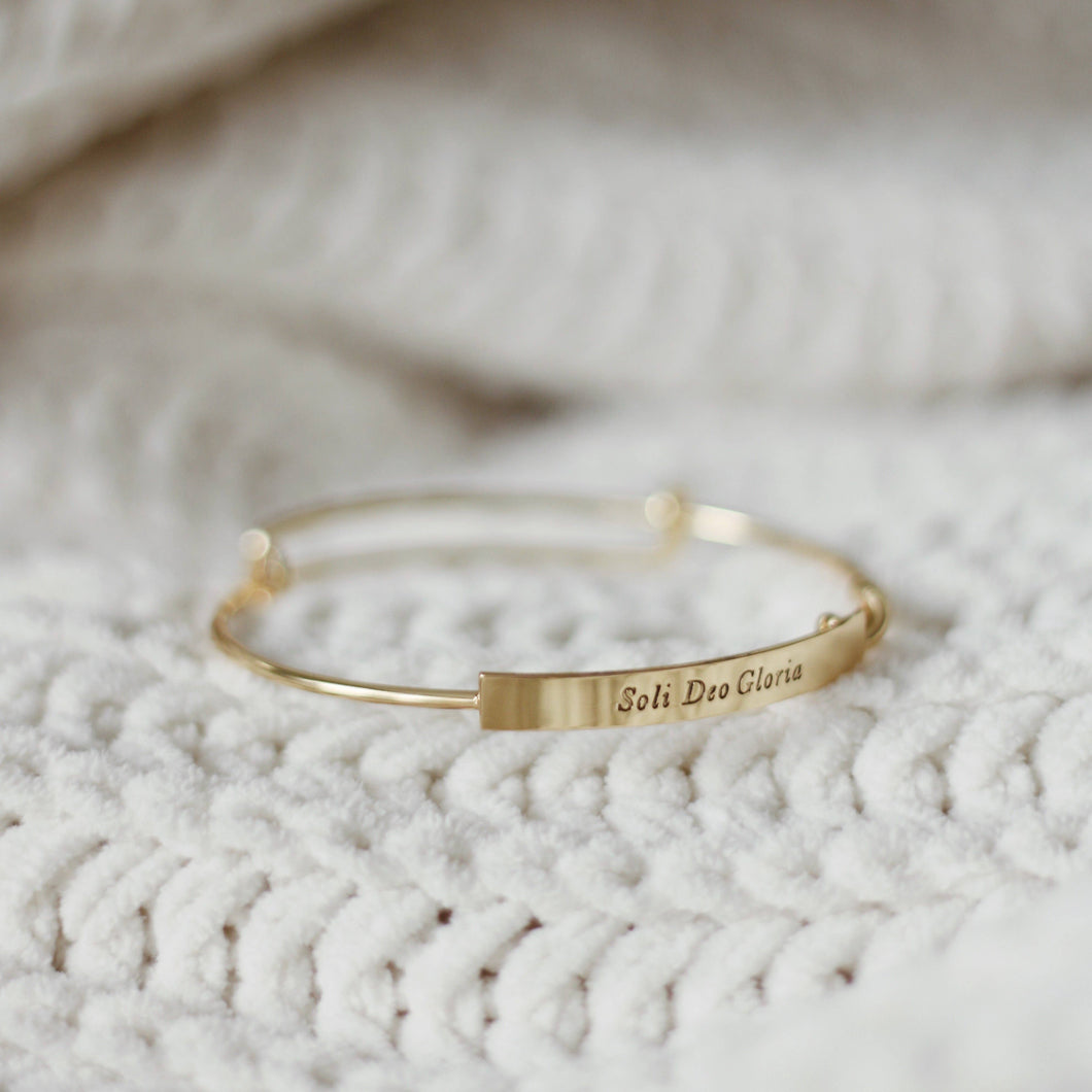 The Daily Grace Co - Soli Deo Gloria Bracelet