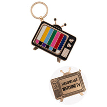 Load image into Gallery viewer, Fashion City | Retro Television Inspiration Keychain: JET / One Size
