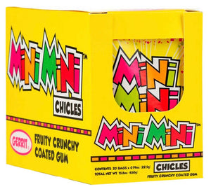 Nostalgic Chewing Gum 🎙️“MINI CHICLES” Retro Packaging