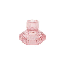 Load image into Gallery viewer, Small light Pink Glass | Candle Holder | Valentine&#39;s Day Gift
