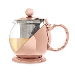 Pinky Up - Shelby Rose Gold Wrapped Teapot & Infuser by Pinky Up
