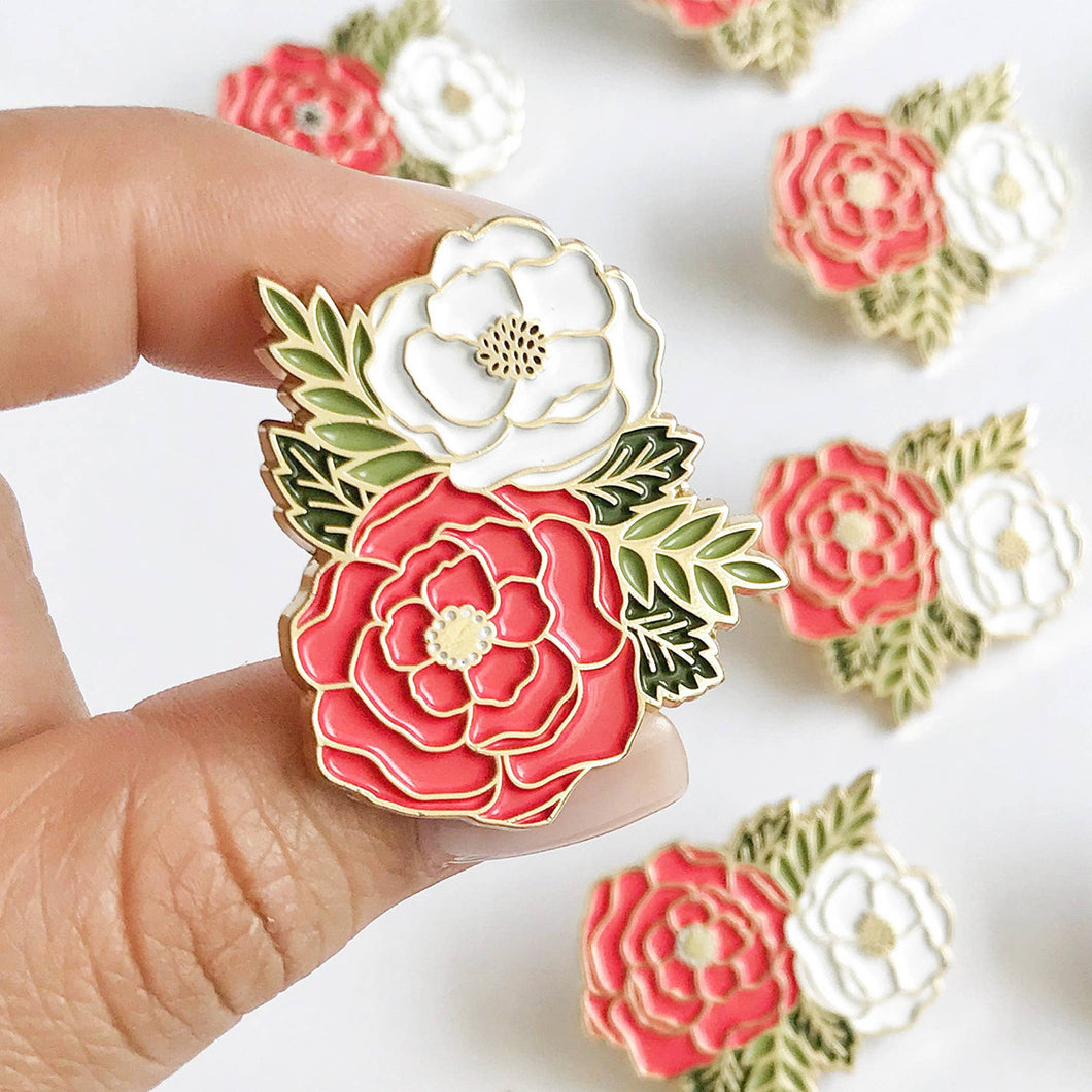 Paper Anchor Co. - Irene Floral Cluster Lapel Pin