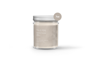 Tule Fog Candles - Coconut + Sage Soy Candle 7oz