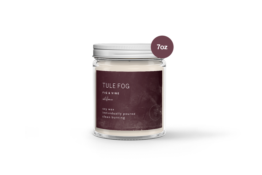 Tule Fog Candles - Fig + Vine Soy Candle 7oz