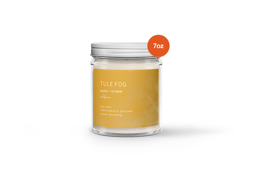Tule Fog Candles - Agave + Citron Soy Candle 7oz