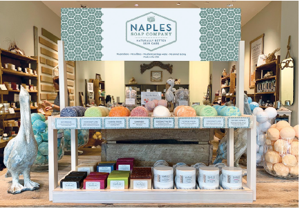 Naples Soap Company - Naples Soap Company Branded Counter / Table Fixture