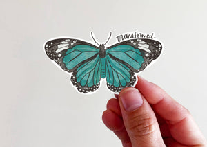Kingfolk Co - Transformed Butterfly Vinyl Sticker