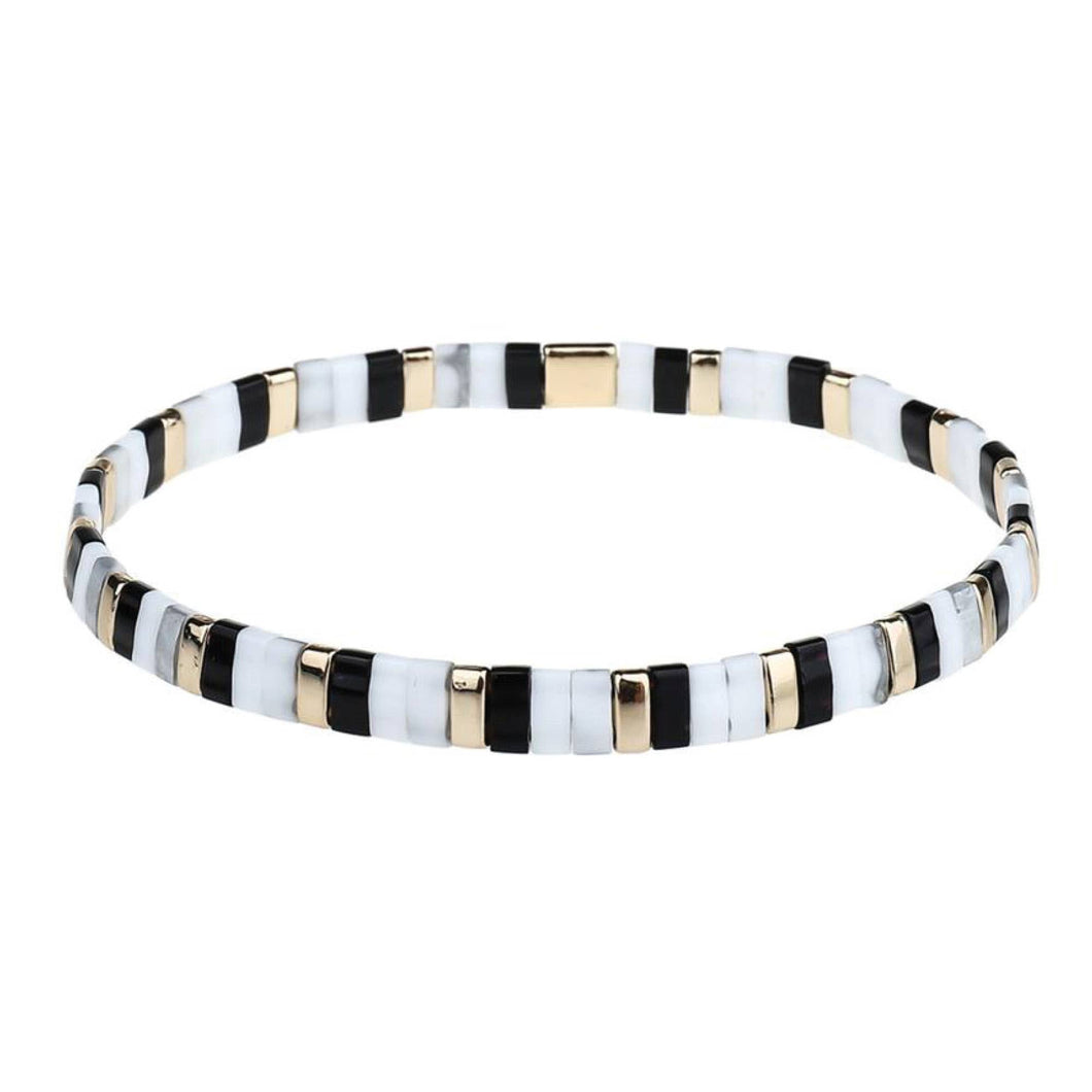 Splendid Iris - Choose your colors - Miyuki Tila Bracelets
