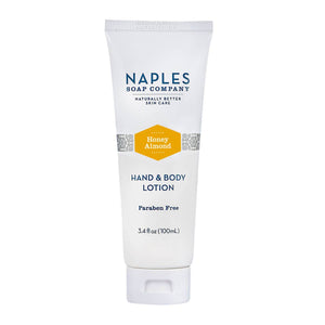 Naples Soap Company - Honey Almond Hand & Body Lotion Tube 3.4 oz