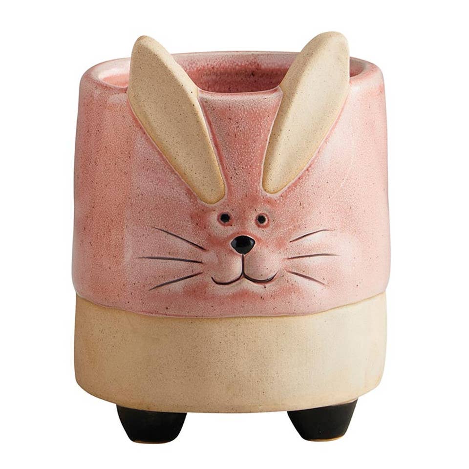 Pink Bunny Pot - Large