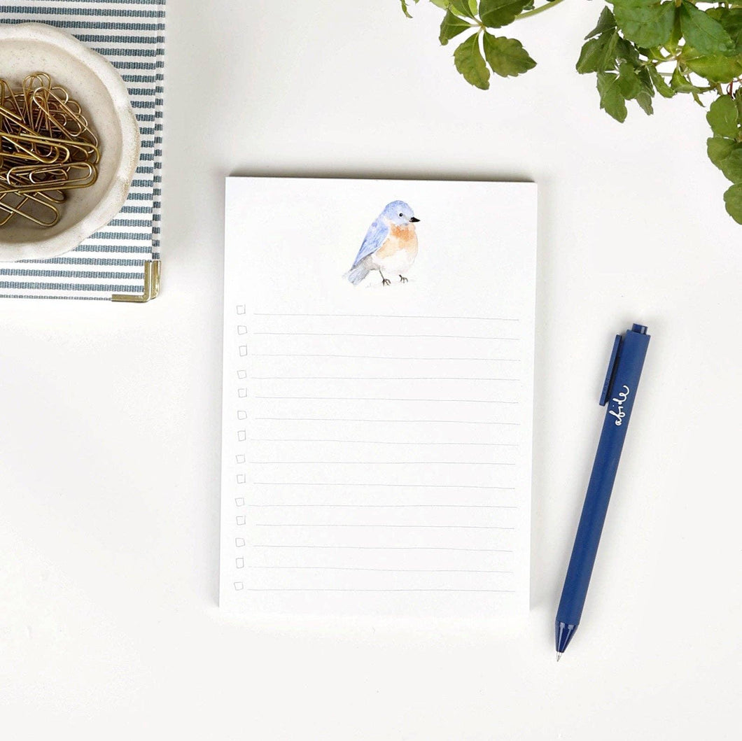 Checklist notepad: Bluebird