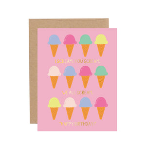Callie Danielle - Ice Cream Birthday Greeting Card