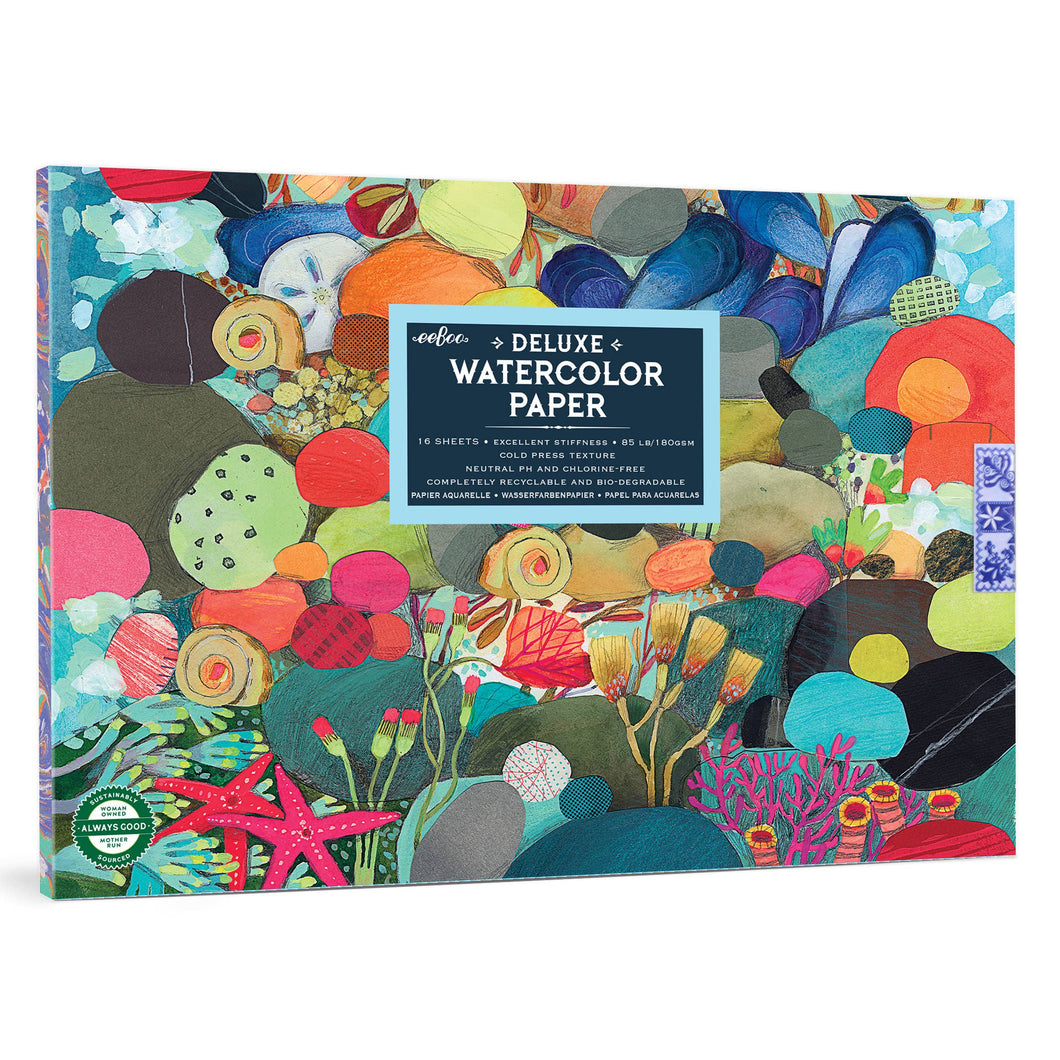 Tidepool Watercolor Pad | eeBoo