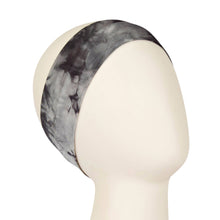 Load image into Gallery viewer, Tie Dye Fitness Headband - Gray | Naples Soap Company
