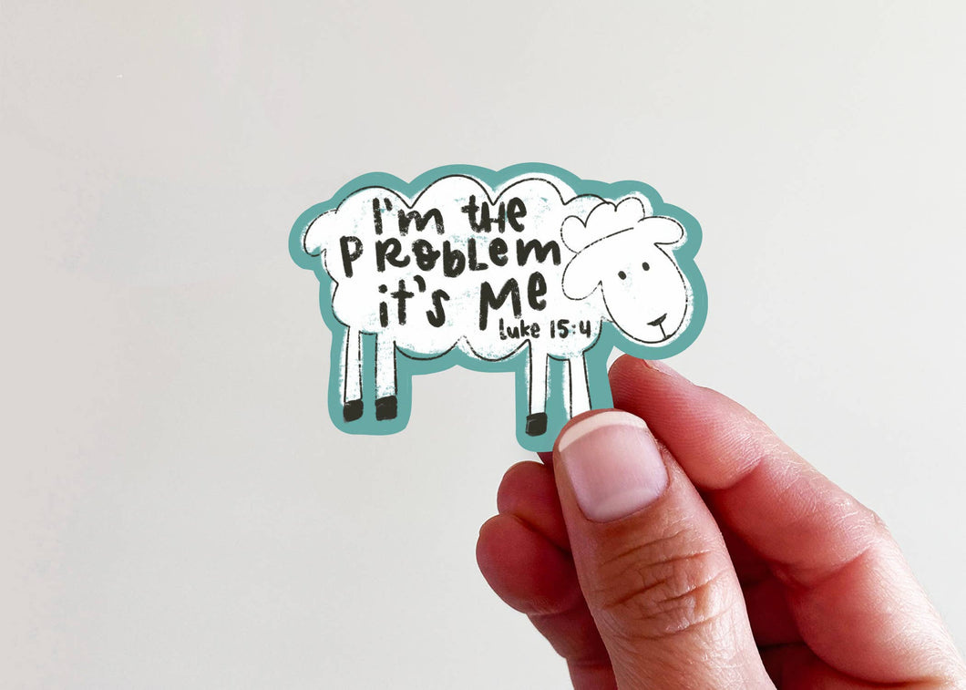 Kingfolk Co - I'm the Problem Sheep Vinyl Laptop Bottle Sticker