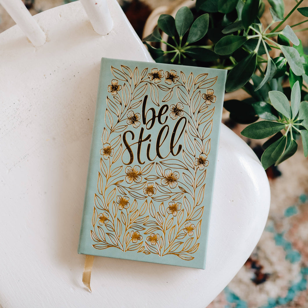 The Daily Grace Co - Be Still Journal - Gold Foil