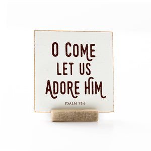 Revelation Culture - 4 x 4" | Christmas | Oh Come Let Us
