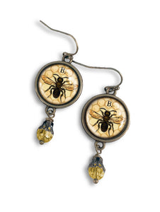 The Divine Iguana - Honey or Worker Earrings