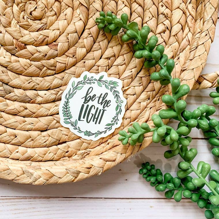 Handmade Hoosier - Be the Light Sticker