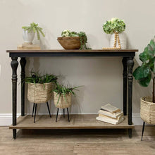Load image into Gallery viewer, Canvas Home Collection | Black Wood Hall Table | 47&quot;
